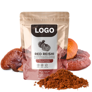 Ekstrak Herbal Alami Bubuk Ekstrak Spora Reishi Bubuk Spora Lingzhi Asli Ekstrak Spora Ganoderma Lucidum Kering Liar - Product Image 3