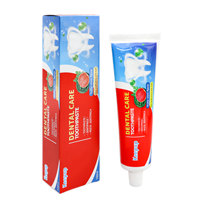 Vente en gros de dentifrice à usage domestique logo personnalisé goût pastèque aromatisé chimique Anti-carie soins dentaires blanchiment des dents voyage - Product Image 1