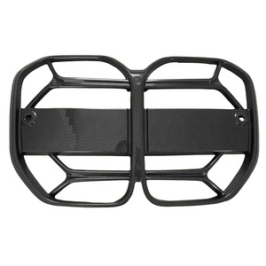 Pour Série 4 G22 G23 G26 2020-2024, calandre de pare-chocs avant en fibre de carbone sèche style CSL - Product Image 4