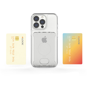 [pluslook] Ranura para Tarjetas, Placa Trasera Compacta para Teléfono con Ranura para Tarjetas, Puerta de Acceso Rápido y Capa Adhesiva Antideslizante Resistente - Product Image 3