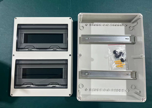 Caja <span class=keywords><strong>de</strong></span> <span class=keywords><strong>Distribución</strong></span> Impermeable IP65 <span class=keywords><strong>de</strong></span> 24 Vías, Caja <span class=keywords><strong>de</strong></span> Interruptores Eléctricos <span class=keywords><strong>de</strong></span> Plástico ABS+PC con <span class=keywords><strong>Kit</strong></span> <span class=keywords><strong>de</strong></span> Montaje en Riel DIN - Product Image 4