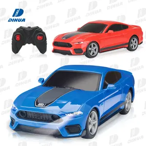 1:24 Scale 2.4G RC Car Racing Hobby Vehicle Remote Control Official Licensed Ford Mustang Mach 1 W/ Rubber Tyres Headlight