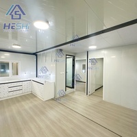 Maison conteneur préfabriquée extensible sur mesure 20 pieds 40 pieds, 1 2 3 4 5 chambres, de luxe, en promotion, pour la construction de maisons compactes