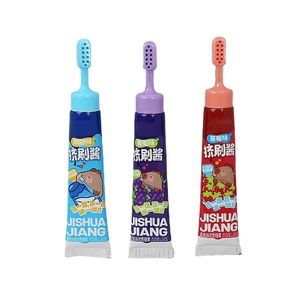 Vente en gros de confiture de brosse et de confiture de liquide Brosse à dents Confiture de bonbons Tube de dentifrice de marque privée personnalisé <span class=keywords><strong>Sucre</strong></span> - Product Image 4