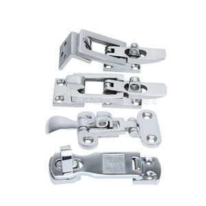 Stainless Steel Luggage Buckle 111MMx50MM Heavy Duty <b>Mirror</b> Polished For Wooden <b>Box</b> Electrical <b>Box</b> Hinge - Product Image 3