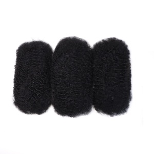 Pré-étiré Kinky Curly Micro Twist Cheveux Humains En Vrac Meches <span class=keywords><strong>Tresses</strong></span> pour Tressage Extension De Cheveux - Product Image 2