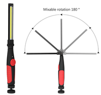 Lampe stylo portable, lampe de travail LED cob rechargeable, lampe de poche, camping en plein air