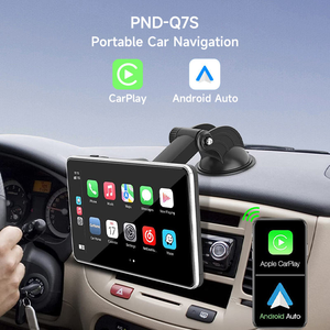 หน้าจอรถยนต์ไร้สายขนาด 7 นิ้ว แบบพกพา รองรับ CarPlay และ Android Auto หน้าจอ IPS แบบแยกส่วน หน้าจอสัมผัส ใช้ได้กับรถยนต์ทั่วไป - Product Image 2