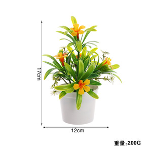 Ensemble de 6 plantes artificielles en pot, style bonsaï, pour décoration créative transfrontalière - Product Image 5