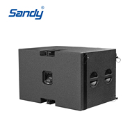 Caisson de basses Sandy J10S simple de 18 pouces à ligne ultra-basse, système de sonorisation professionnel pour salle de concert, scène, église