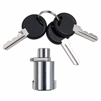 Cylindre de serrure pour distributeur automatique, anti-effraction, en laiton massif, 3 clés, serrure à came à quart de tour pour boîtier électrique et armoire de recharge