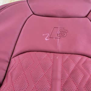 Funda de Asiento de Coche de Cuero Nappa Rojo Personalizada para <span class=keywords><strong>Audi</strong></span> S7 - Product Image 2