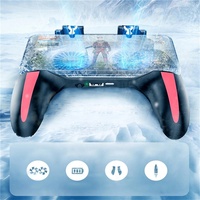 Manette de jeu portable avec double refroidissement, poignée, batterie 5000 mAh, type joystick, avec support de téléphone pour le jeu PUBG Mobile
