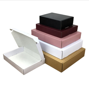 Biểu Tượng Tùy Chỉnh Thấp Moq Siêu Cứng Quần Áo Kraft Vận Chuyển Máy Bay Hộp Cứng Nhắc Gửi Thư Hộp - Product Image 5