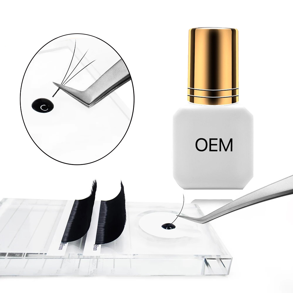 Профессиональный оптовый накладной продавец, частная марка, без латекса, низкое раздражение, наращивание ресниц, клей для ресниц