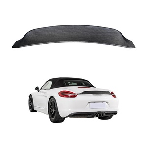 สปอยเลอร์หลังคาร์บอนแห้ง 981 Spyder สำหรับตกแต่งและอัพเกรดรถยนต์ Cayman ปี 2012-2015 - Product Image 1