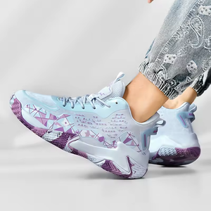 Chaussures de basketball montantes pour hommes 2025 – Tendance, antidérapantes, respirantes, en maille, pour l'entraînement et les sports de plein air - Product Image 4