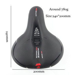 Sillín Cómodo de Cuero Suave <span class=keywords><strong>para</strong></span> <span class=keywords><strong>Bicicleta</strong></span> de <span class=keywords><strong>Montaña</strong></span> y Carretera - Product Image 6