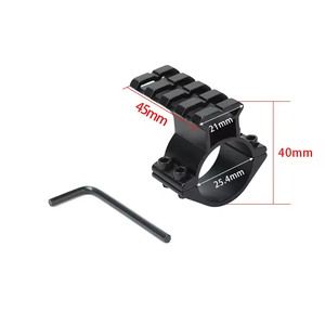 Versatile 25-30mm Ring Clamp Mount Base for Outdoor <b>Equipment</b> Setup Durable Aluminum Alloy Bracket - Product Image 4