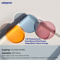 Nouvelle arrivée photochromique SHMC lentilles de lunettes colorées à vision unique lentilles de transition