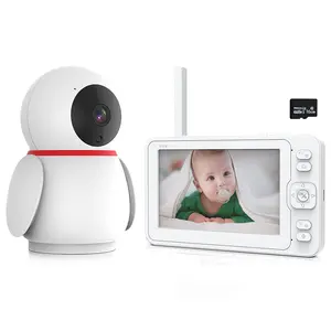 Sıcak satış 5 inç Lcd bölünmüş ekran 1080P Video Cctv bebek monitörü kamera