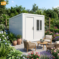 Maison conteneur pliable compacte à prix de gros, facile à construire, économique, pour appartement, bureau et chambre à coucher, en kit démontable