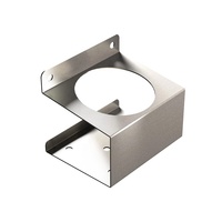 Porte-bouteille de pulvérisation en acier inoxydable de brossage d'estampage personnalisé pour chariot à outils mural