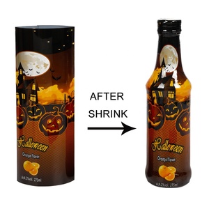 Personalizzato stampato a colori in PVC/PET calore termoretraibile etichetta pellicola impermeabile per il confezionamento di involucro termoretraibile <span class=keywords><strong>tubo</strong></span> bottiglia di vino - Product Image 6