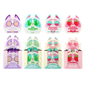 Masker Wajah Kiss Beauty Kolagen Berkualitas Tinggi dengan Esens Buah Aloe Vera, Melembapkan dan Menghidrasi, Kemasan Bentuk Kucing - Product Image 1