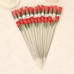 <span class=keywords><strong>Rosa</strong></span> di Seta di Alta Qualità <span class=keywords><strong>con</strong></span> Orsacchiotto in Schiuma per Regali Festa della Mamma e Festa degli Insegnanti - Product Image 2