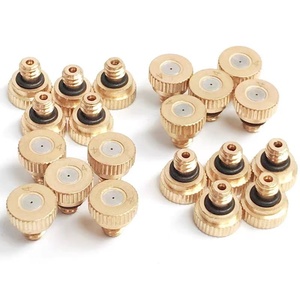 Vòi phun sương áp suất thấp chạy bằng nước bằng đồng thau 3/16, chống rơi, làm mát êm ái, tạo độ ẩm, phun sương mịn ngoài trời, áp suất tối đa 0.7MPa - Product Image 1