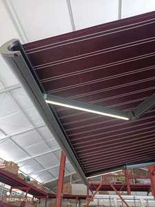 Toldos de cassette completos para montaje en pared, parasoles de aluminio para <span class=keywords><strong>techo</strong></span>, toldos motorizados retráctiles - Product Image 3