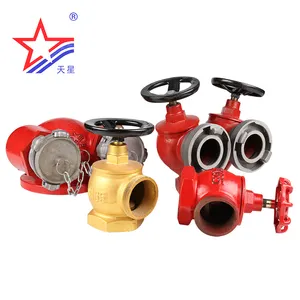 Fire hydrant landing valve for fire fighting equipment