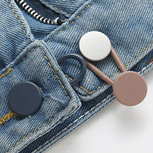 ปุ่มปรับขยายเอวยางยืด 10 มม.-15-18 มม. MM141 สีดำ/น้ำเงิน/สีกากีสำหรับกางเกงยีนส์และกางเกงลำลอง - Product Image 1