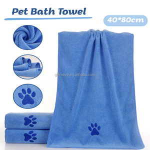 Kit de toilettage pour chien et chat 6 pièces : lime à ongles électrique, brosse autonettoyante, brosse de bain en microfibre, brosse à dents pour doigts - Product Image 5