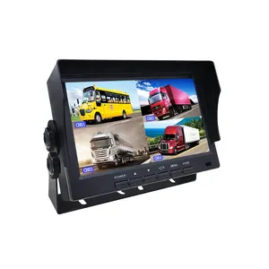 AHD 7 inç araba monitör 7 inç DVR Dijital Kablosuz Monitör 2.4GHz Dijital kablosuz araç kamera sistemi