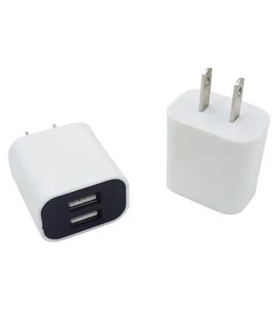 dual USB wall charger 10W colorful design customized cell phone charging heads Wholesale