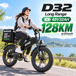 จักรยานไฟฟ้าส่งของแบบขายส่ง OEM D32 Cargo E-Bike มอเตอร์เกียร์ 750W 48V32Ah รับน้ำหนักได้ 200 กก. - Product Image 1