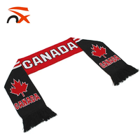 Écharpe de football ethnique avec drapeau israélien et canadien, personnalisable, nouvelle collection, promotionnelle, pour l'extérieur, vente en gros