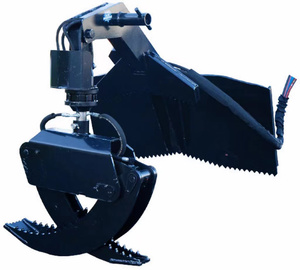 Kompakt lader Rotierender Holz greifer Wurzelharken-Greifer aufsatz für die Landschafts gestaltung - Product Image 1