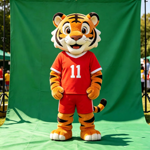 Personalizzazione della fabbrica festa mascotte sport a tema cartone animato maglie <span class=keywords><strong>leone</strong></span> leopardo mascotte costumi adulti - Product Image 6