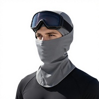 Balaklava Termal Berlapis Bulu Domba Musim Dingin, Anti Air, Anti Angin, Bernapas, Masker Wajah Ski, Penghangat Leher Motor, Unisex Dewasa