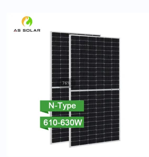 Panel surya 144 sel Topcon tipe-n kualitas tinggi digunakan untuk sistem atap surya