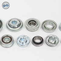 Roulements à billes F6000 F6001 en acier pressé avec bride estampée pour tondeuses à gazon, fabriqués en Chine