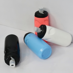 Toptan Su Şişesi Özel Logo Baskılı Plastik Spor Su Şişesi Açık Hava Bahçe Spor Salonu Seyahat Kullanımı - Product Image 5