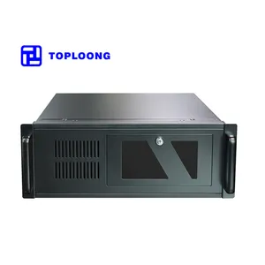 Toploong 4503P 4u Rack Mount ATX PC Case Black Server Chsassis Compatible With 5pcs HDD Bays