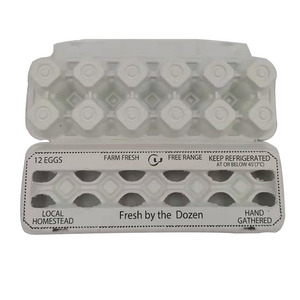 Thân Thiện Với Môi Bột 12 Trứng Thùng Carton Có Thể Tái Chế Giấy 12 Trứng Hộp Phân Hủy Sinh Học Giấy Khay Trứng Toàn Bộ Bán Tại Trung Quốc - Product Image 5
