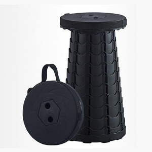 Nhựa có thể gập lại di động gấp có thể mở rộng kính thiên văn có thể thu vào ghế câu cá nhẹ cho ngoài trời - Product Image 1