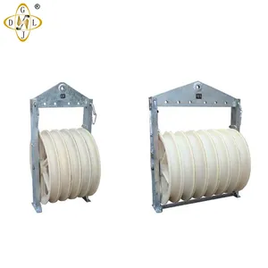 2020 China Factory Wholesale 508 mm Nylon Sheave 3-Wheel Pulley Block