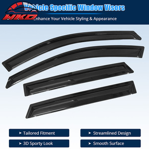 สำหรับฮุนได ซานตาเฟ่ DM ปี 13-18 (ยกเว้นรุ่น XL) ชุดบังแดดอะคริลิคสำหรับหน้าต่างรถยนต์ ป้องกันแสงแดดด้านข้างประตูรถยนต์ 4 ชิ้น - Product Image 2